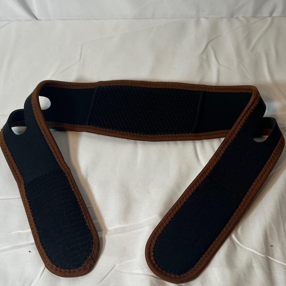 Elegant Black and Brown wrist Strap